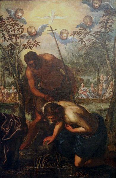 Domenico Tintoretto The Baptism of Christ China oil painting art